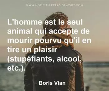 Citation de Boris Vian