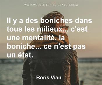 Citation de Boris Vian