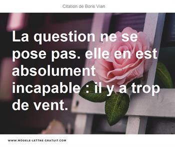 Citations Boris Vian