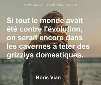 Citation de Boris Vian