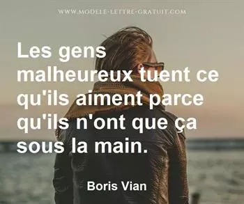 Citation de Boris Vian