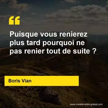 Citation Boris Vian