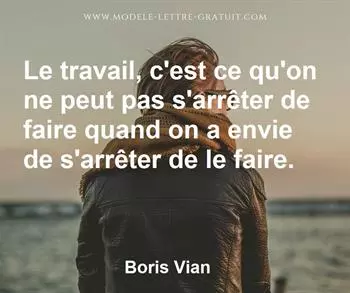 Citation de Boris Vian