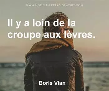 Citation de Boris Vian