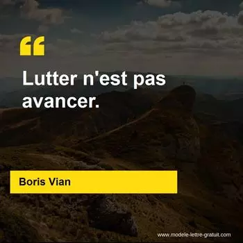 Citation Boris Vian