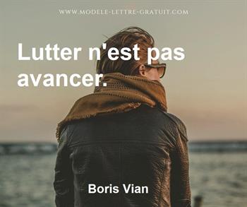 Citation de Boris Vian