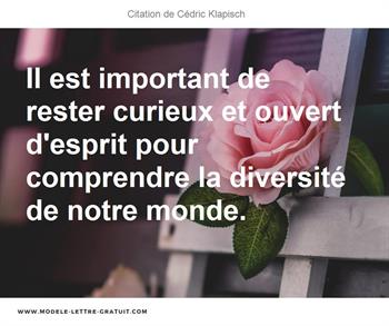 Citations Cédric Klapisch