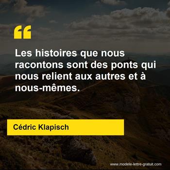 Citation Cédric Klapisch