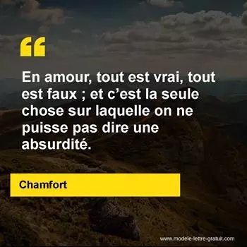 Citation Chamfort