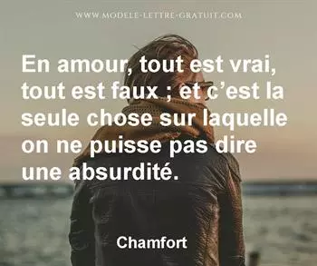 Citation de Chamfort