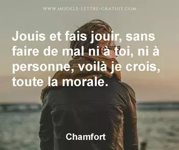 Citation de Chamfort