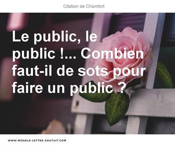 Citations Chamfort