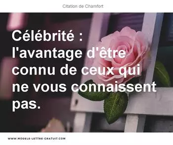 Citations Chamfort