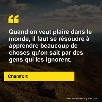 Citation Chamfort