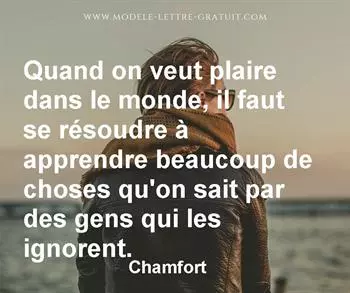 Citation de Chamfort