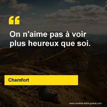 Citation Chamfort