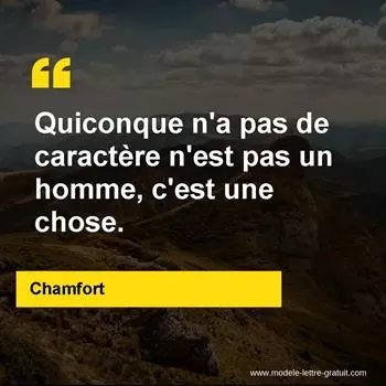 Citation Chamfort