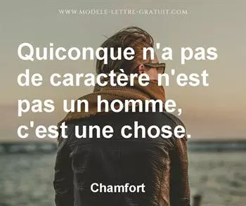 Citation de Chamfort