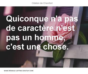 Citations Chamfort