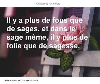 Citations Chamfort