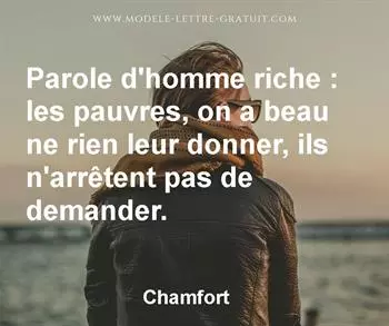 Citation de Chamfort