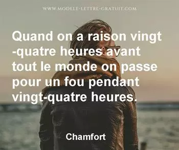 Citation de Chamfort