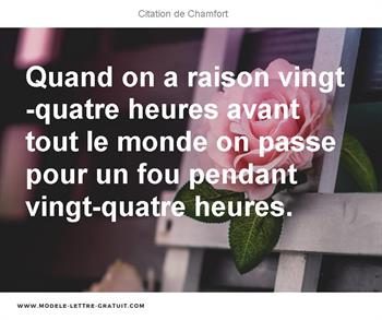 Citations Chamfort