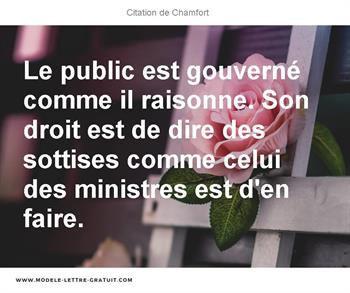 Citations Chamfort