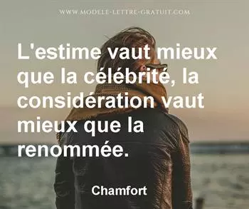 Citation de Chamfort