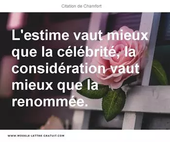 Citations Chamfort