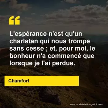 Citation Chamfort