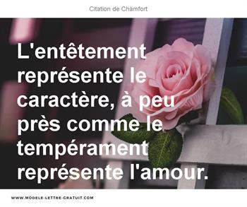 Citations Chamfort