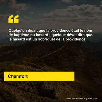 Citation Chamfort