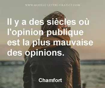 Citation de Chamfort