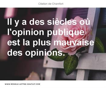 Citations Chamfort