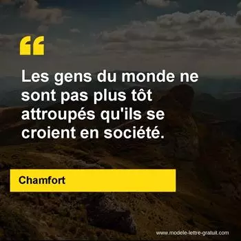 Citation Chamfort