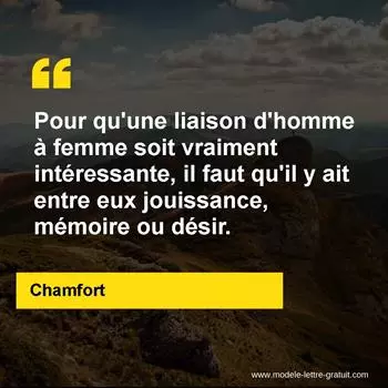 Citation Chamfort