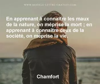 Citation de Chamfort