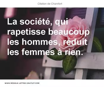 Citations Chamfort