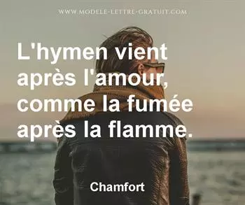Citation de Chamfort