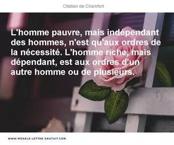 Citations Chamfort