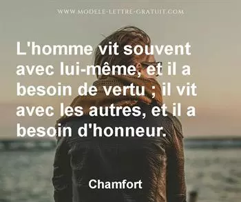Citation de Chamfort
