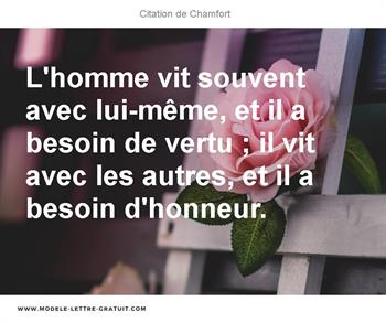 Citations Chamfort