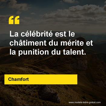 Citation de Chamfort