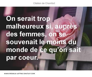 Citations Chamfort