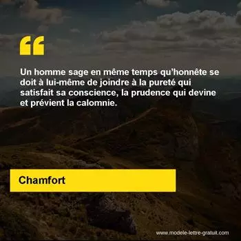 Citation Chamfort