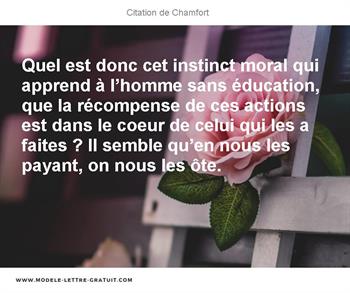 Citations Chamfort