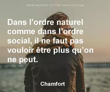 Citation de Chamfort