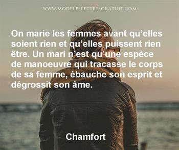 Citation de Chamfort