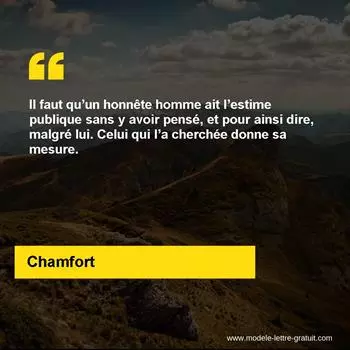 Citation Chamfort
